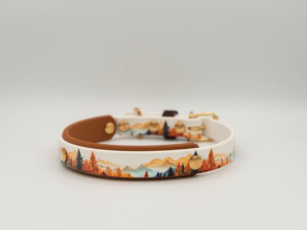 Autumn Mountains UV Printed Collar (Double Layer)