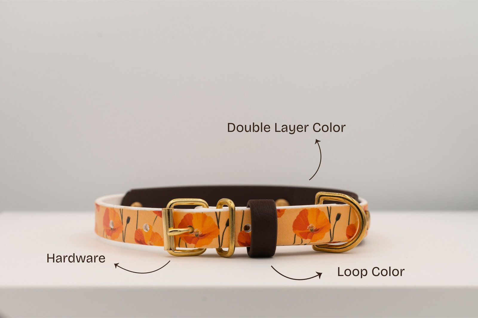 Poppy UV Printed Collar (Double Layer) - Image 2