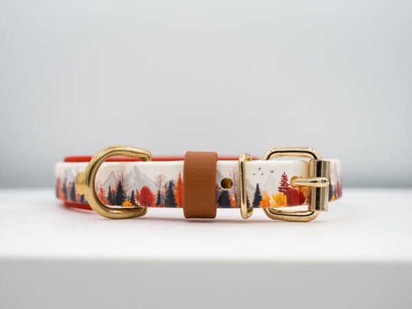 Autumn Mountains 2 UV Printed Collar (Double Layer)